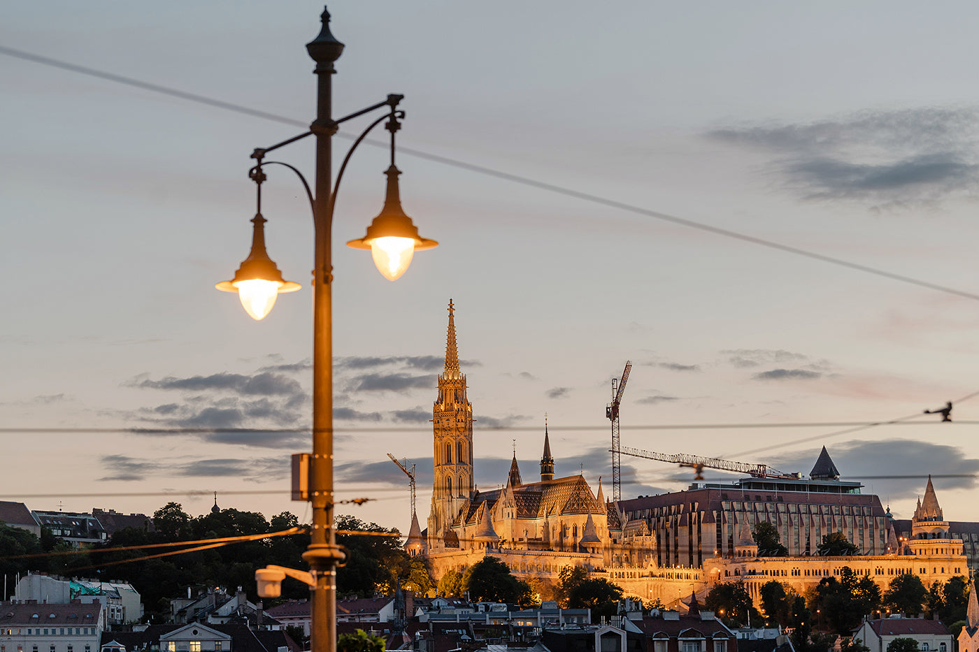 Matthias Church at dusk #2874