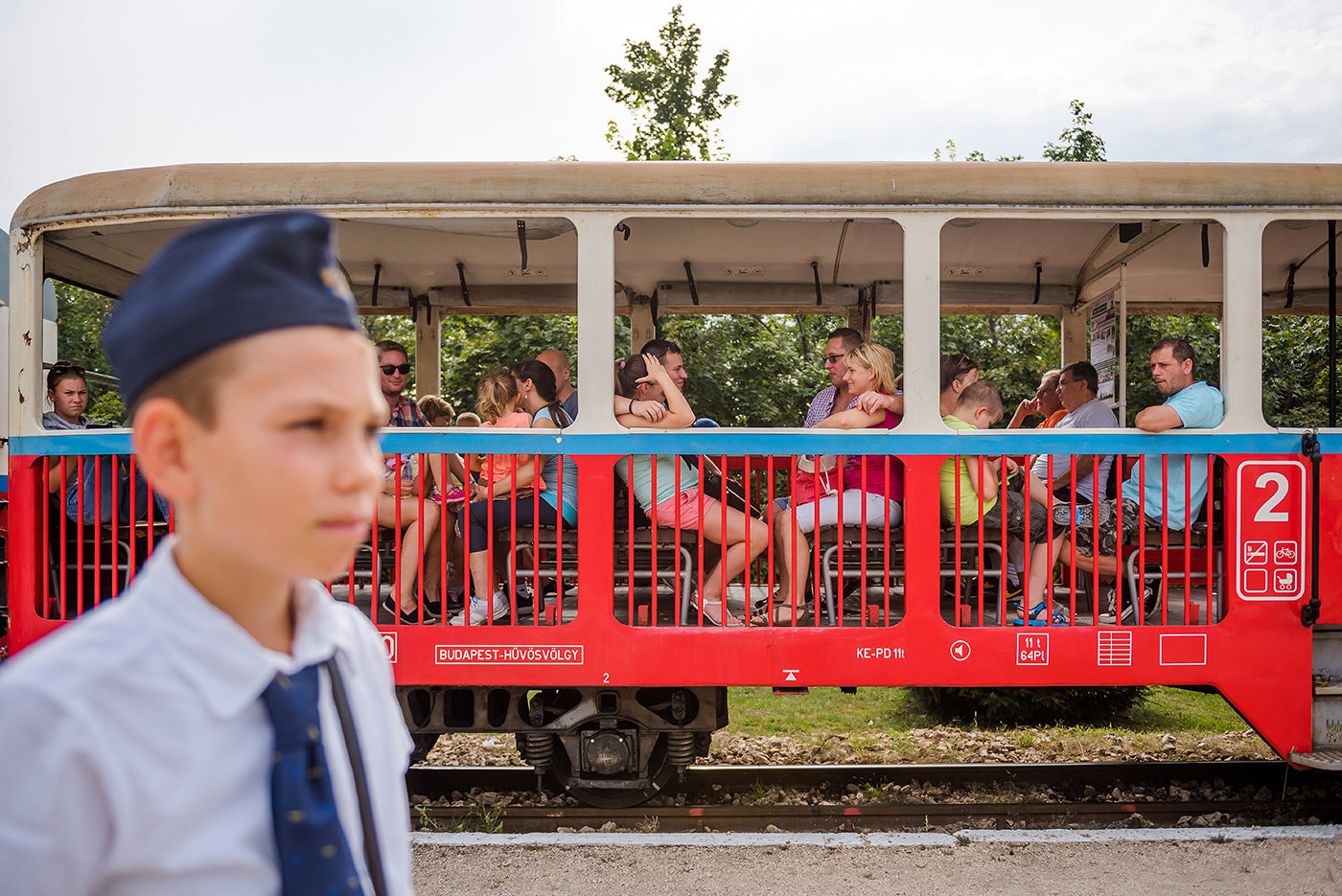 Children's railway in summer #2905
