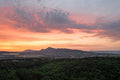 Golden Mountain at sunset #2969