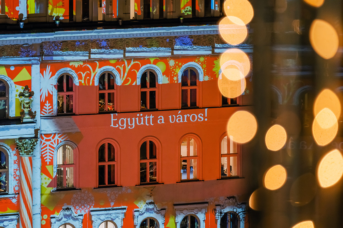 Fényfestés a Vörösmarty téren #3055