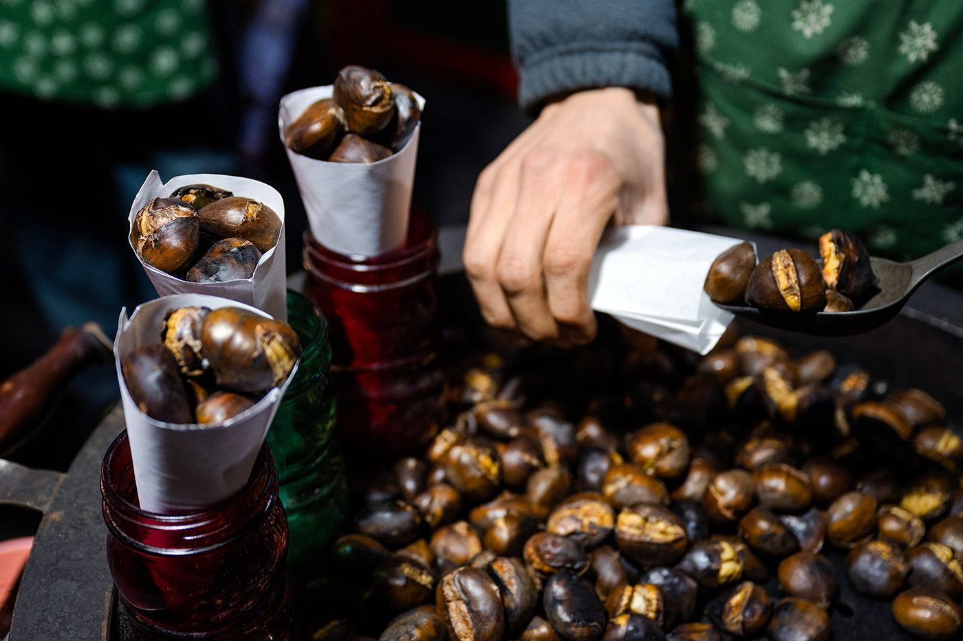 Roasted chestnuts on Vörösmarty Square #3080
