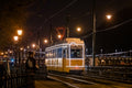 Christmas light tram on Dunakorzó #3113