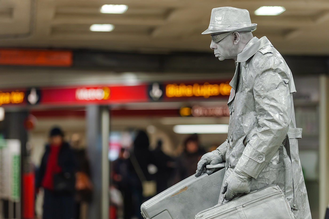 Living sculpture in the Blaha underpass #3156