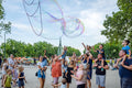Giant bubbles on Margaret Island #3208