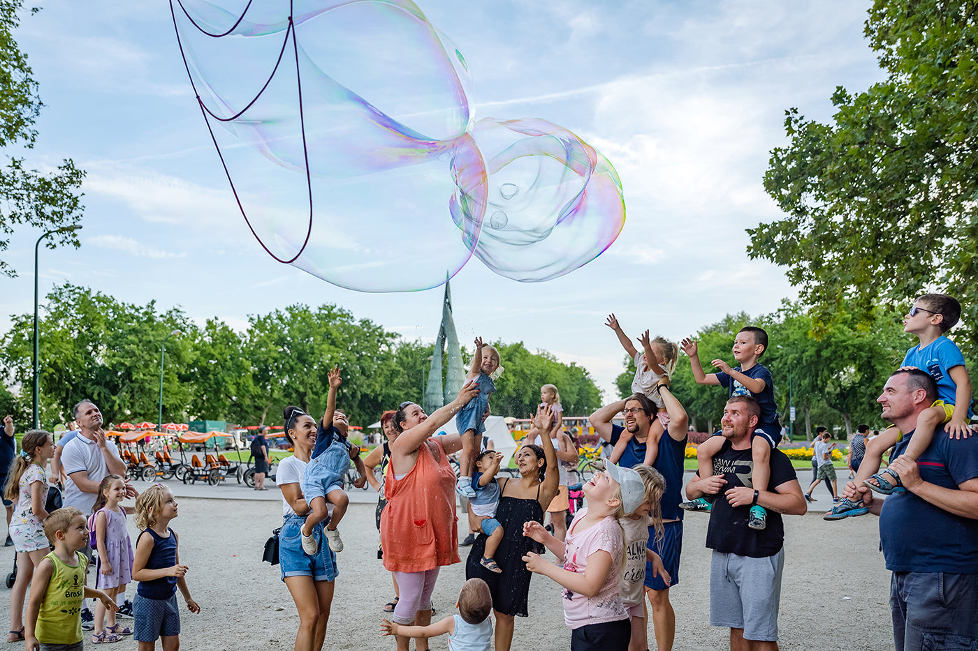 Giant bubbles on Margaret Island #3208
