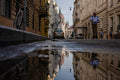 Parliament after rain from Akadémia Street #3220