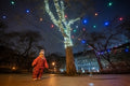 Christmas lights on Hunyadi Square #3221