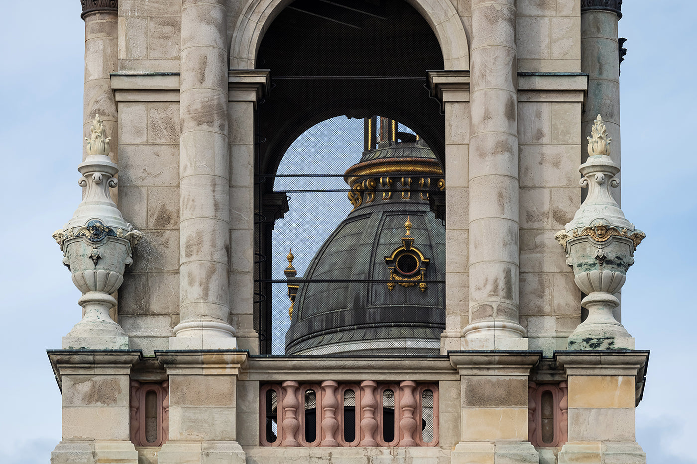 Detail of the Basilica from the roof terrace of the Aria Hotel #3283