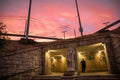 Ferdinand Bridge underpass at sunset #3296