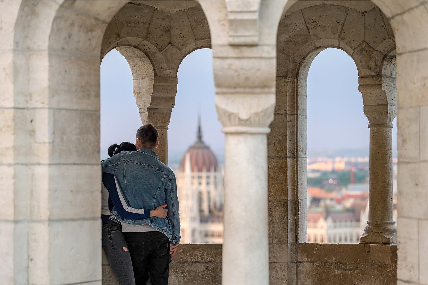 Couple at Fisherman's Bastion #3327