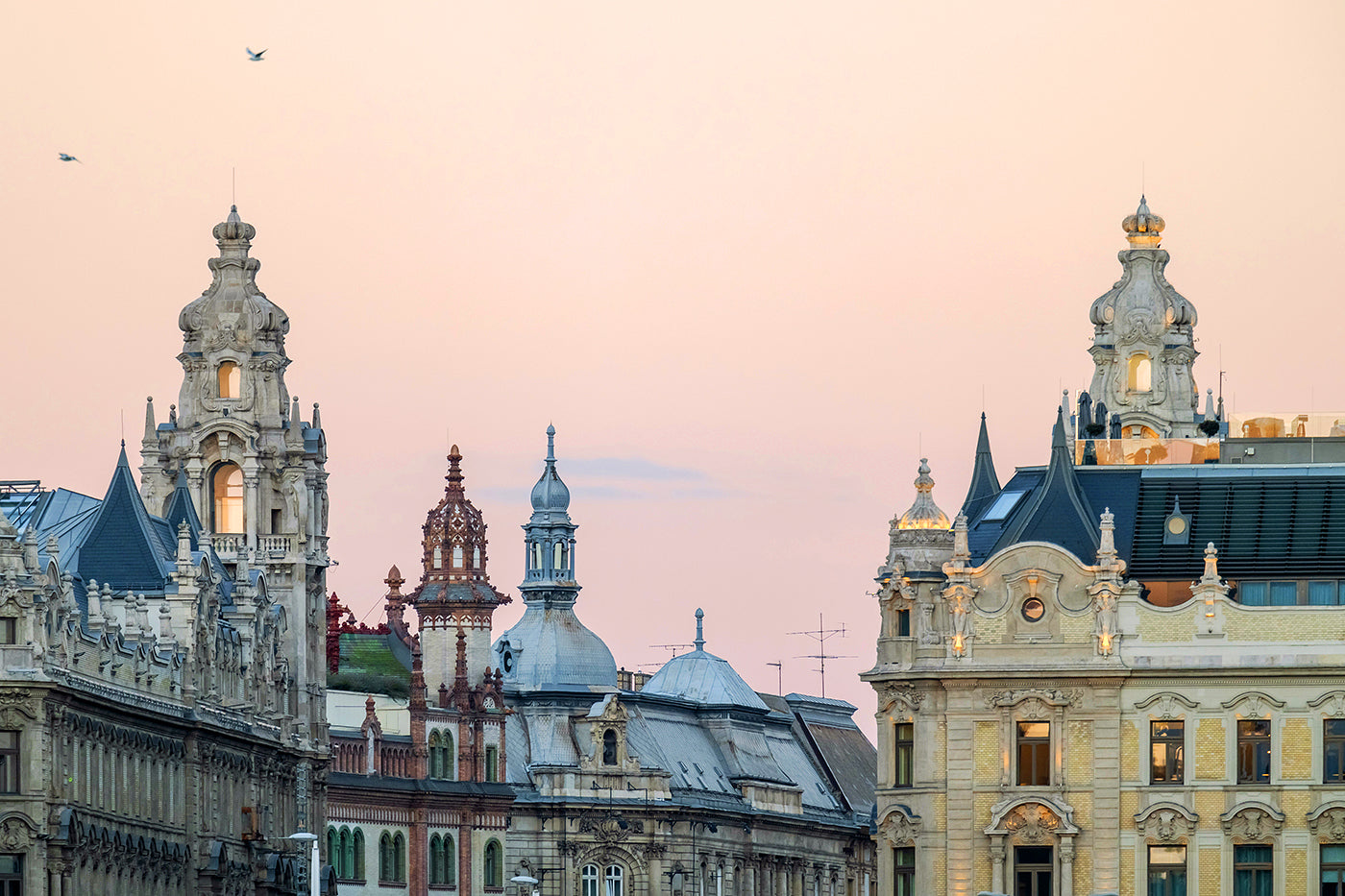Ferenciek Square and the Free Press Road from Buda #3382