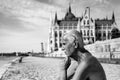 Fisherman on the Danube Bank #3442