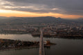 Árpád Bridge from above in autumn #3462