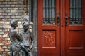 Detail of the Pál Street Boys sculpture group on Práter Street #3497
