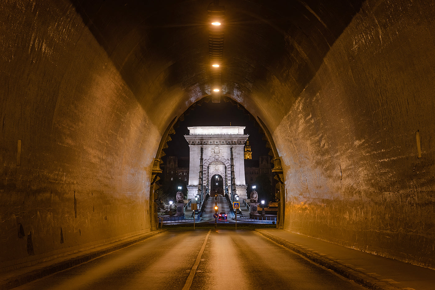 Chain Bridge from the Tunnel #3558
