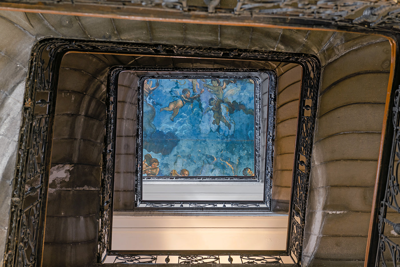 Ceiling fresco of Teréz Boulevard 28 #3607