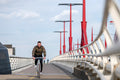 Cyclist on Rákóczi Bridge #3624
