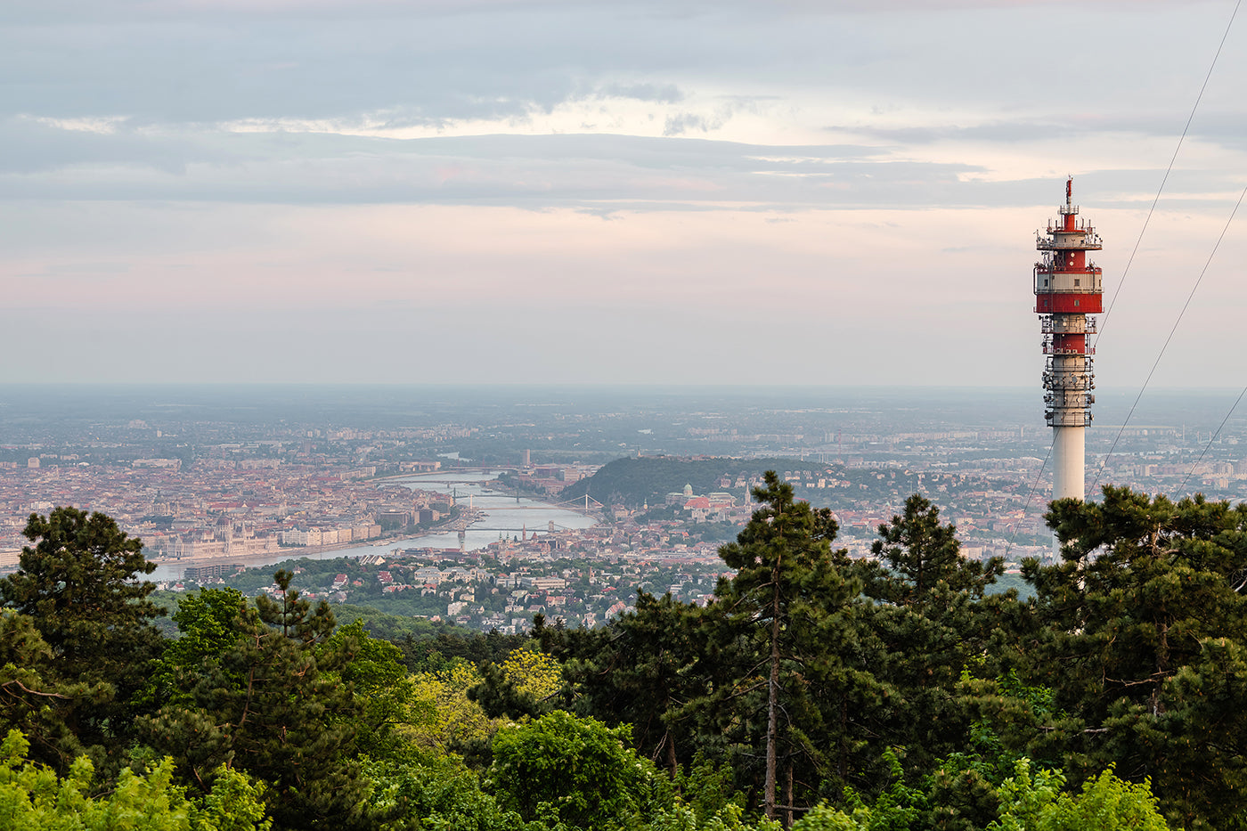 View from Hármashatár Hill #3626