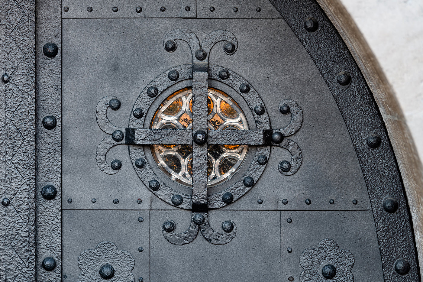 Detail of the side gate of Matthias Church #3695