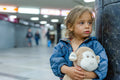 Little girl in the Blaha subway #3707