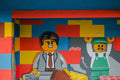 Kútvölgyi úti buszmegálló LEGO figurákkal #3816