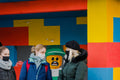 Kútvölgyi úti buszmegálló LEGO figurákkal #3822