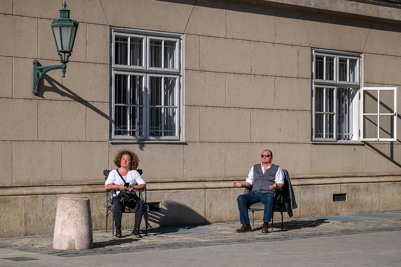 Sunbathing in the Museum Garden #4165