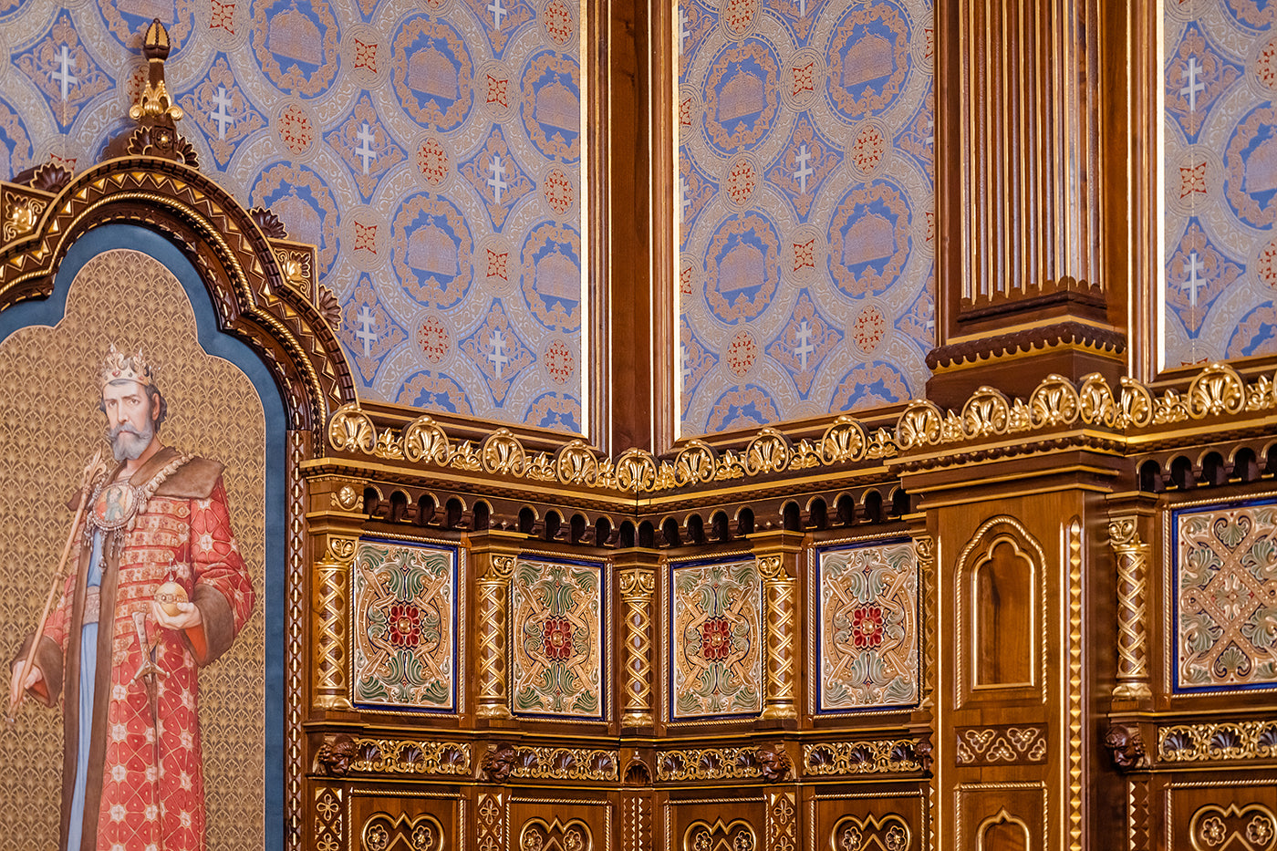 Detail of St. Stephen's Hall #4205