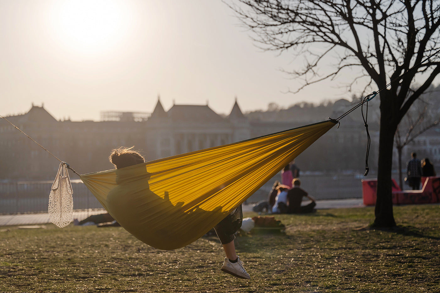 Függőágyban pihenés a Nehru-parton #4219