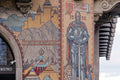 Szondi's two eunuchs on the facade of the Peace Hotel #4283