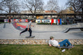 Skateboarders on Erzsébet Square #4369