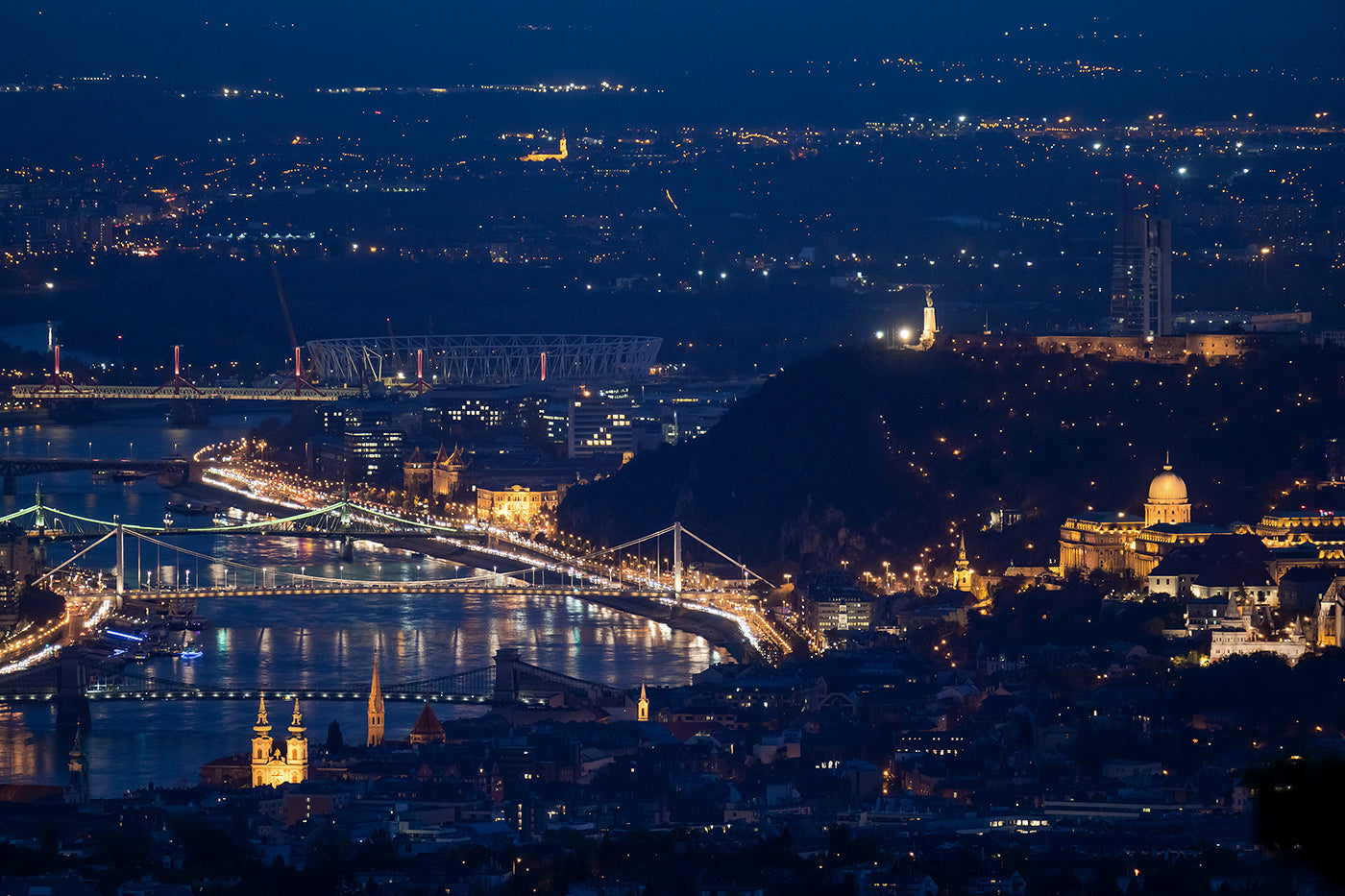 View of Budapest from Hármashatár Hill #4409
