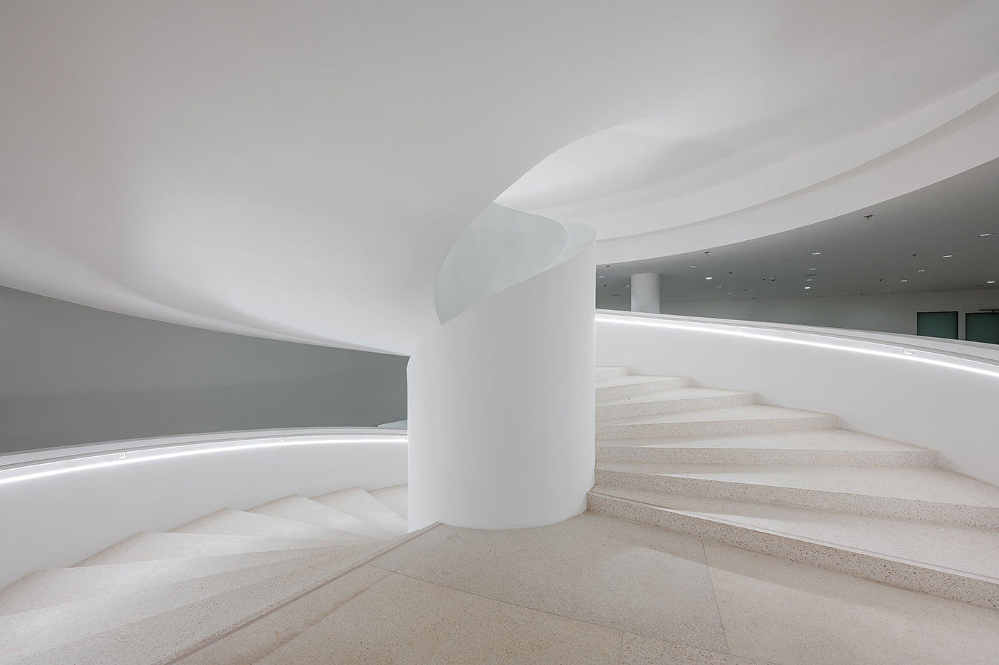 Spiral staircase in the Hungarian Music House #4432