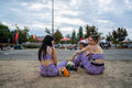Foundation work in front of Sziget in the Auchan parking lot #4490