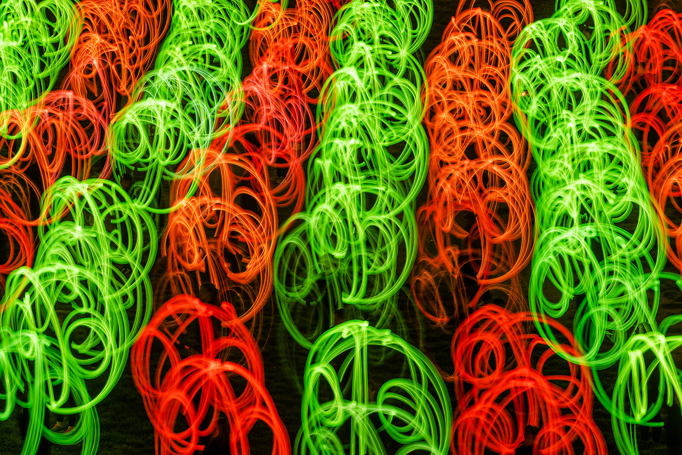 Light dancers at the graduation ceremony of Óbuda Árpád High School #4495