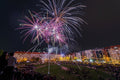 Fireworks at the graduation ceremony of Óbuda Árpád High School #4496