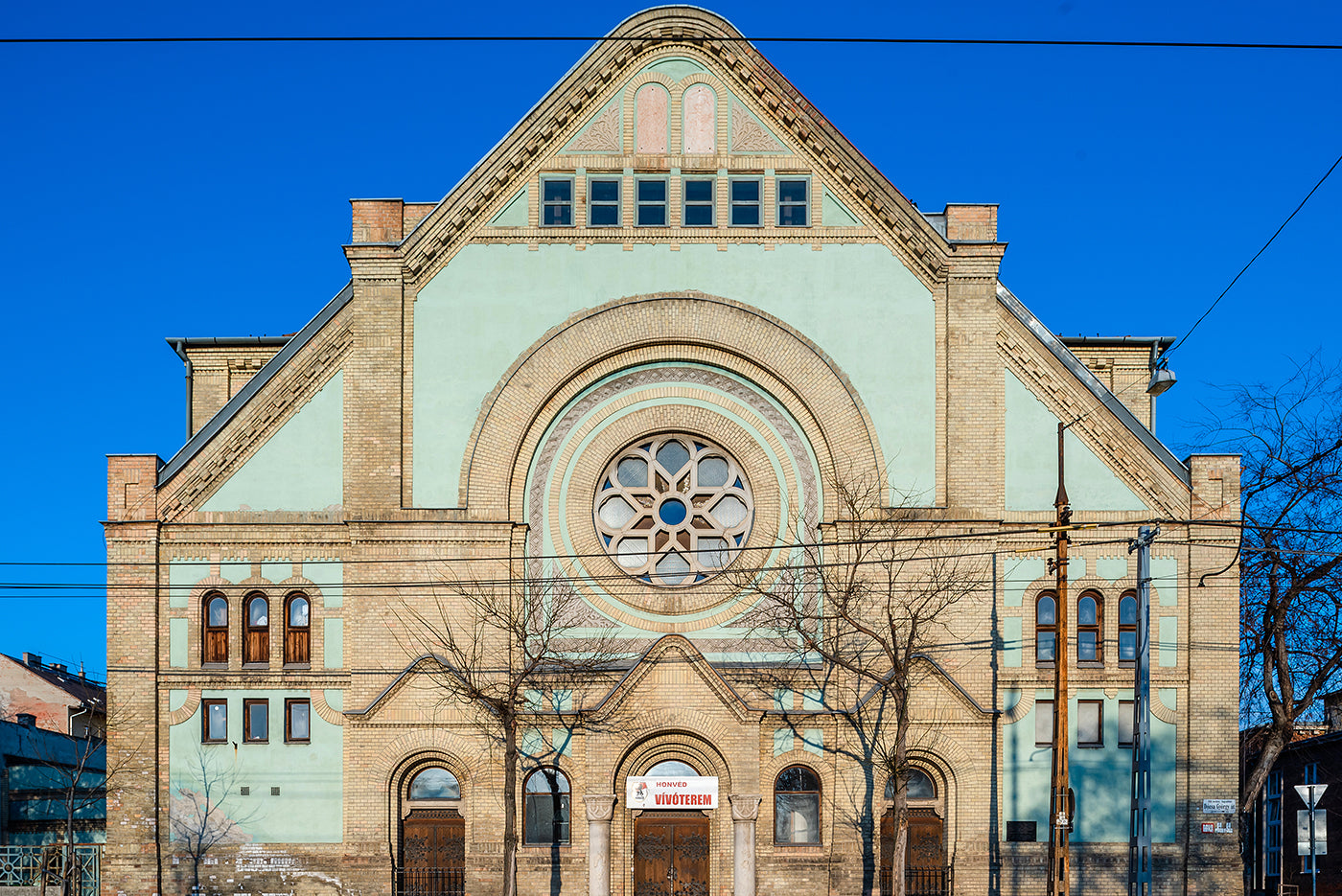 Facade of the Dózsa György Street Synagogue #4544