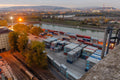 The Freeport at dusk #4554