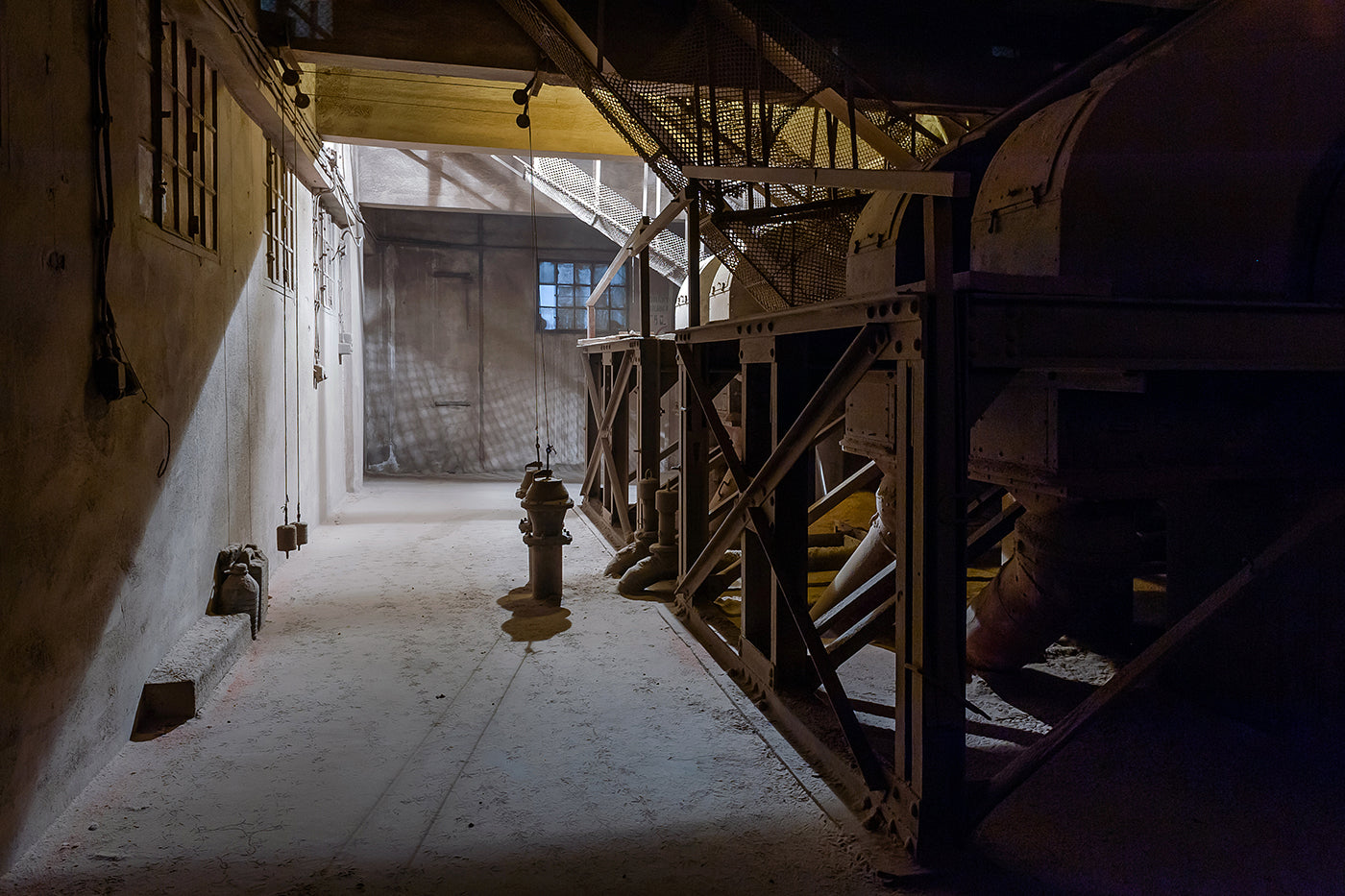 The Freeport Grain Storage Facility from the inside #4567