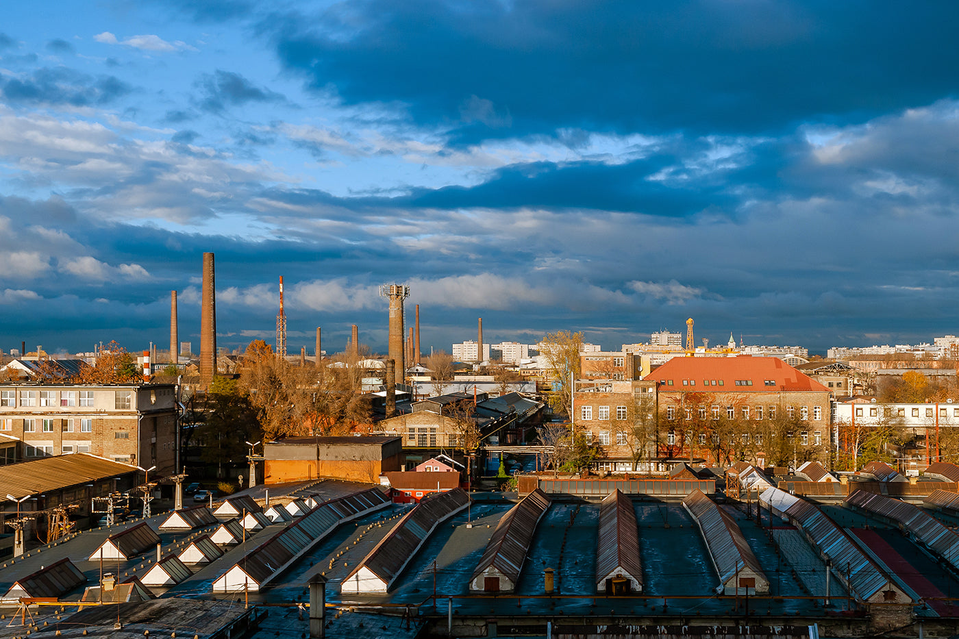 Autumn view of Csepel Works #4577