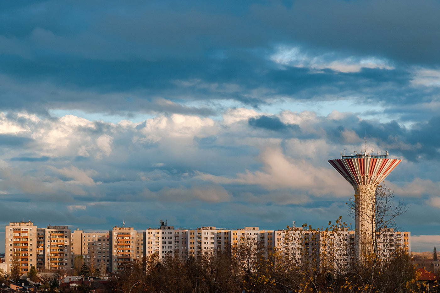 Csepel housing estate from a distance #4579