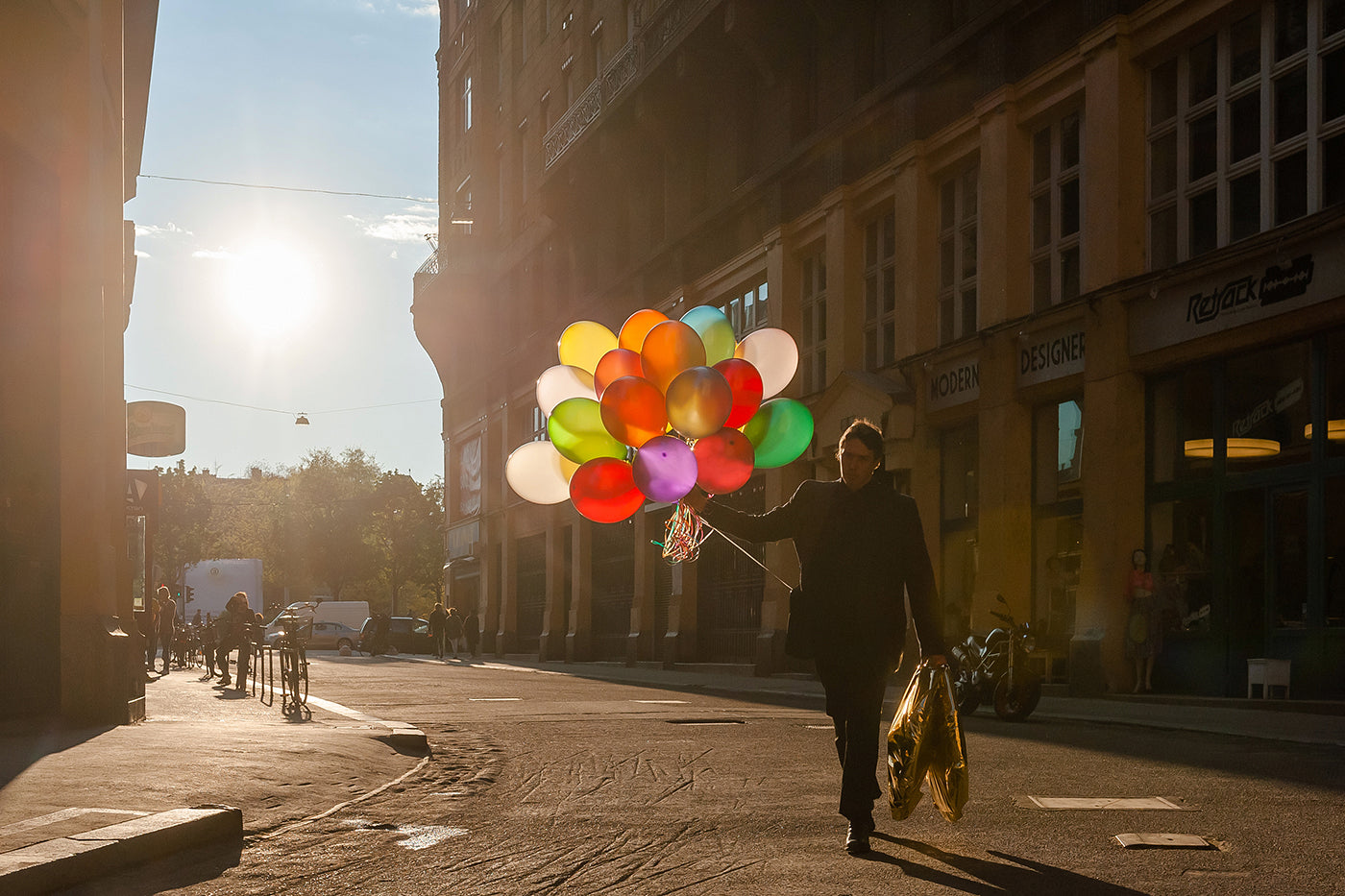 Budapest – Colorful Balloons in Anker köz | Fine Art Giclée Photo Print and Wall Art