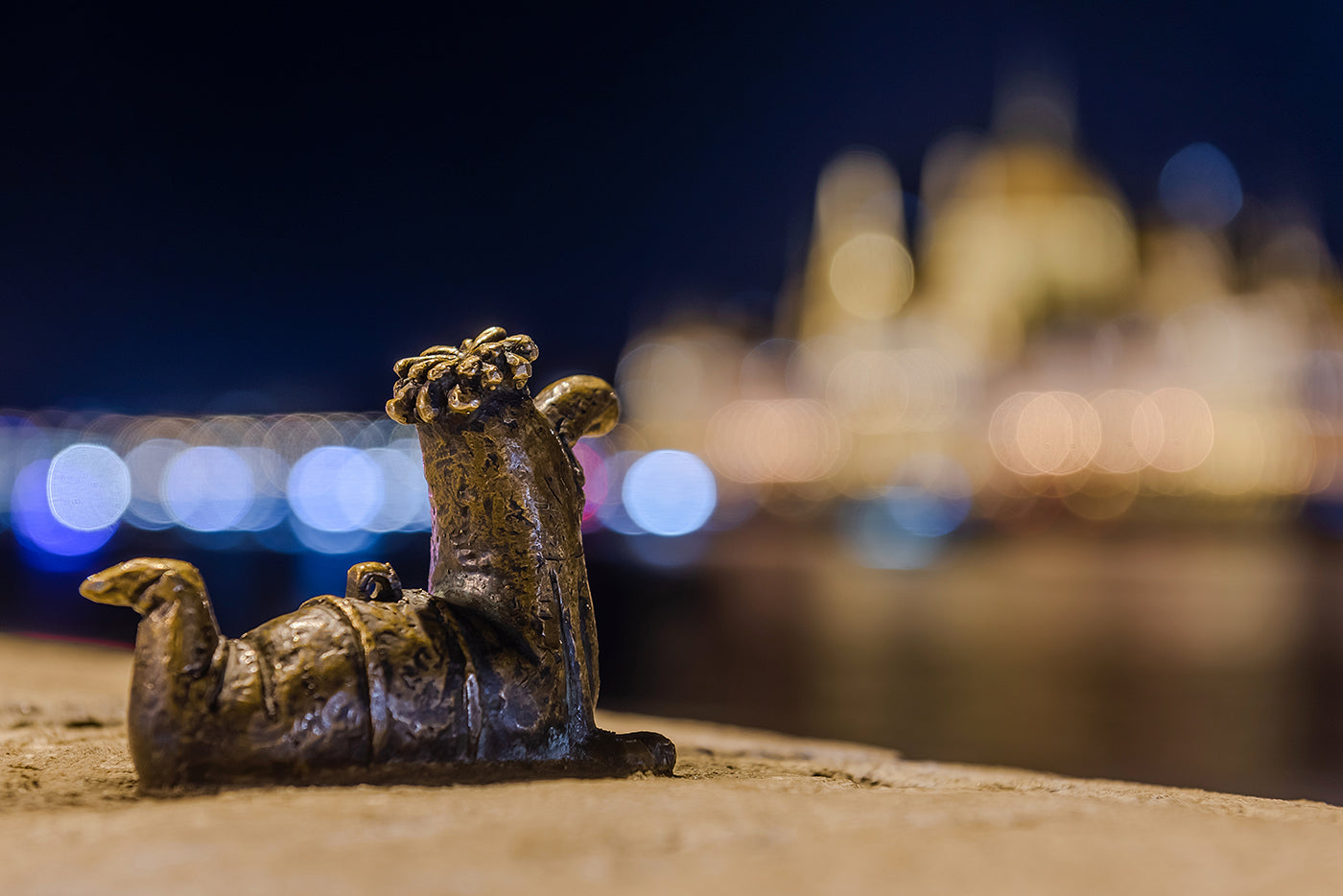 Mini statue of the main insect on the Danube bank #4634