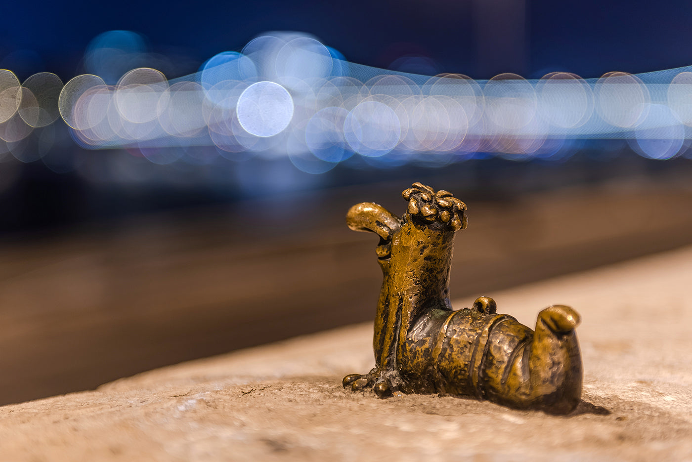Mini statue of the main insect on the Danube bank #4637