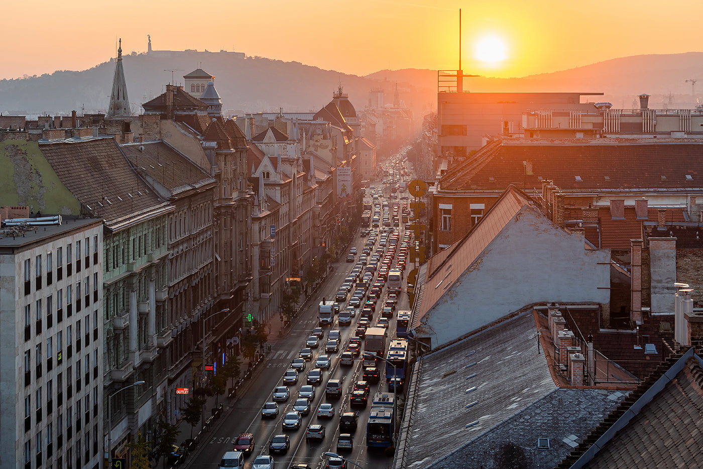 Rush hour on Rákóczi Road #4639