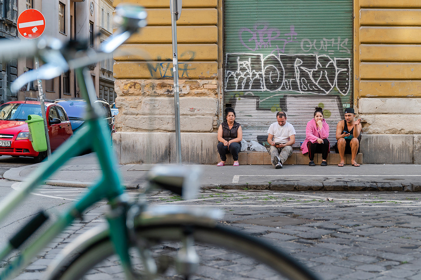 Sitting on Csengery Street #4696