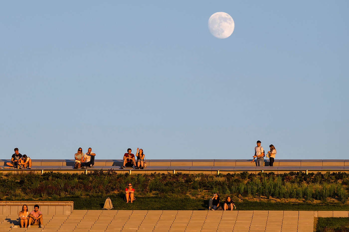 Telihold a Néprajzi Múzeum felett #4709