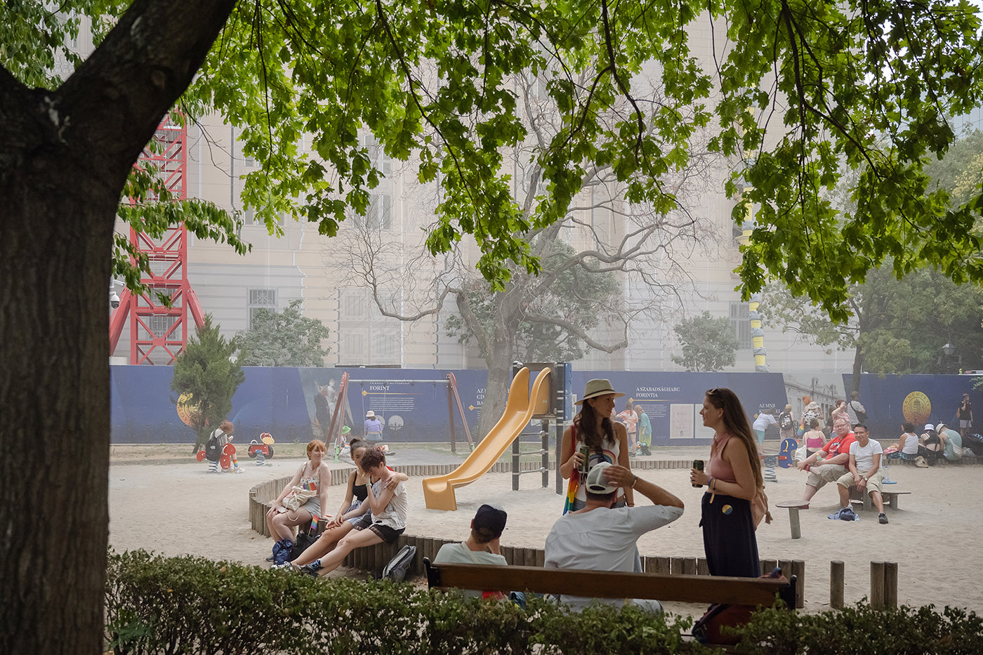 Minor sandstorm at Szabadság Square #4716