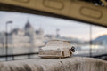 Trabant mini statue at Margaret Bridge #4741