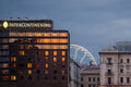 The InterContinental and the Ferris Wheel at Blue Hour #4745